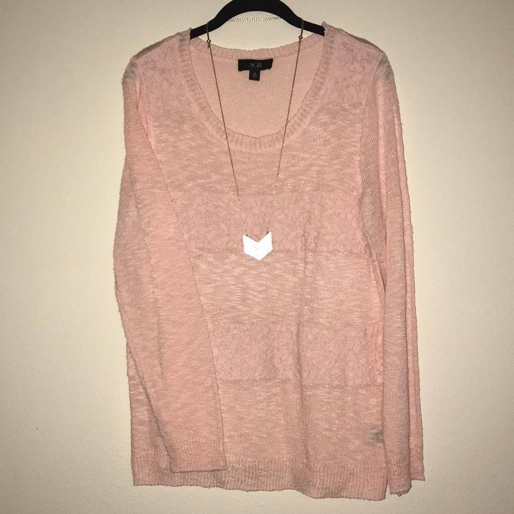 Pink sweater